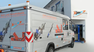 Perfekt ausgestatteter Servicewagen Perfekt ausgestatteter Servicewagen